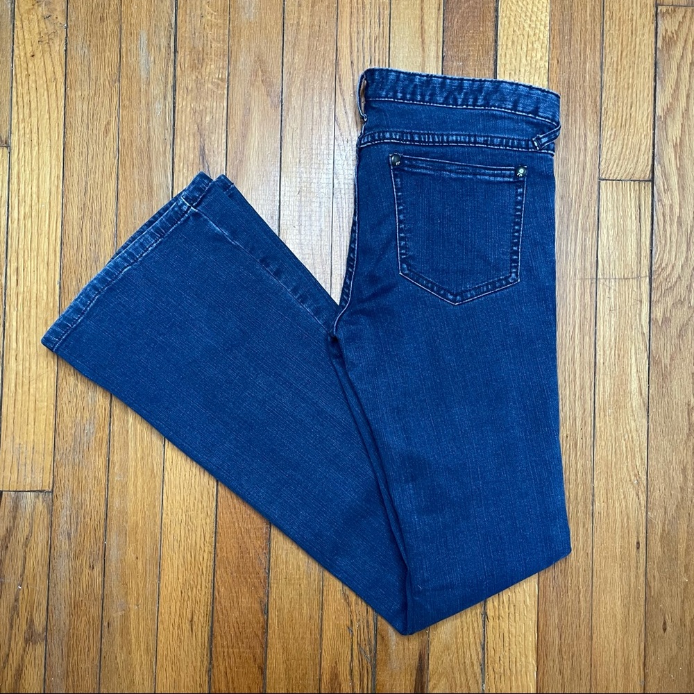 Free People Flare Bell Bottoms Dark Wash Jeans